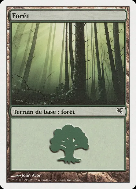 Forest, Magic card PSAL J45 — Salvat 2005 set