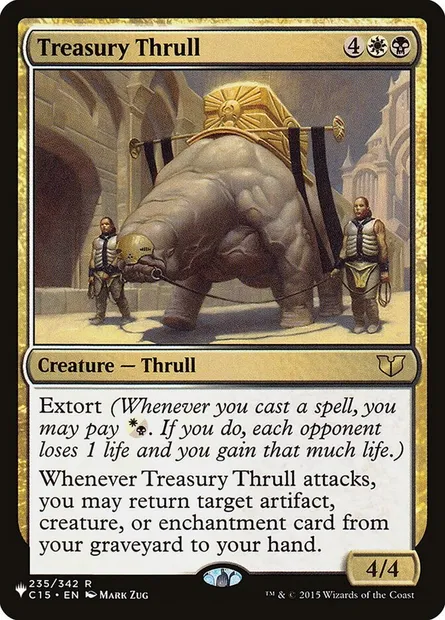 Treasury Thrull, Magic card PLST C15-235 — The List set