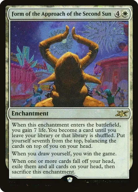 Form of the Approach of the Second Sun, Magic card UNF 295 — Unfinity set