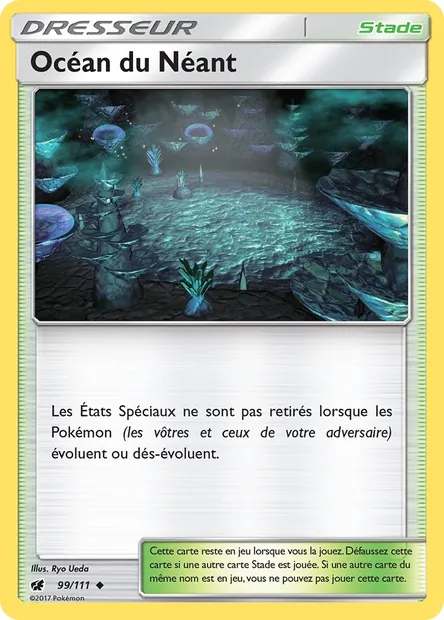 Océan du Néant, carte Pokémon CIN 99 — extension Invasion Carmin