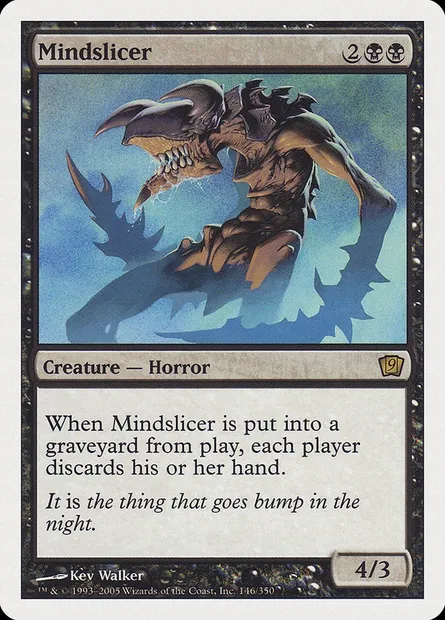 Mindslicer, Magic card 9ED 146 — Ninth Edition set