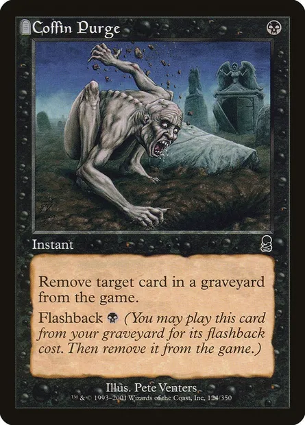 Coffin Purge, Magic card ODY 124 — Odyssey set