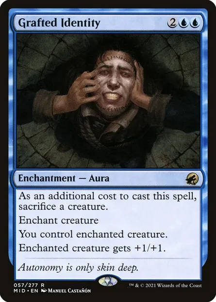 Grafted Identity, Magic card MID 57 — Innistrad: Midnight Hunt set