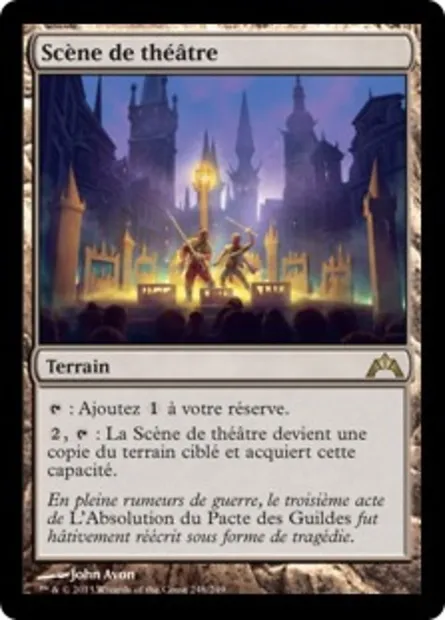 Scène de théâtre, carte Magic GTC 248 — extension Insurrection