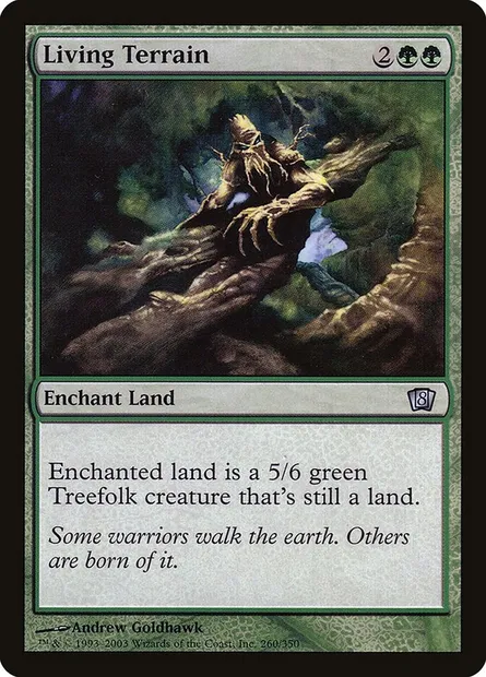 Living Terrain, Magic card 8ED 260★ — Eighth Edition set