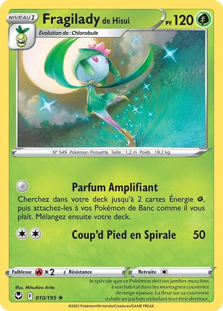 Fragilady de Hisui, carte Pokémon SIT 010 — extension Tempête Argentée