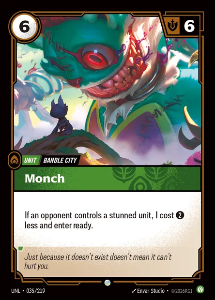 Monch, Riftbound card UNL 035 — Unleashed set