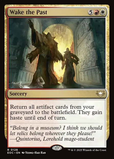 Wake the Past, Magic card EOC 128 — Edge of Eternities Commander set