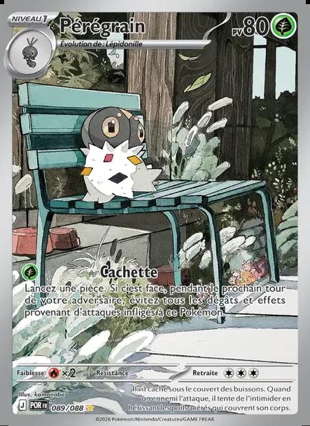 Pérégrain, carte Pokémon POR 089 — extension Équilibre Parfait