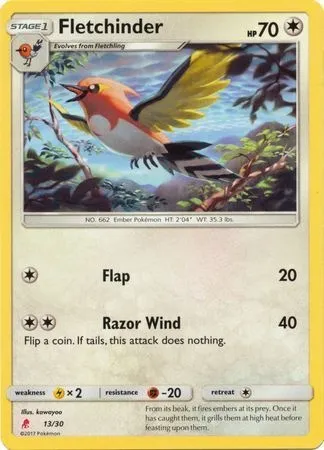 Braisillon, carte Pokémon TK10L 013 — extension Sun & Moon Trainer Kit: Lycanroc & Alolan Raichu (Lycanroc)