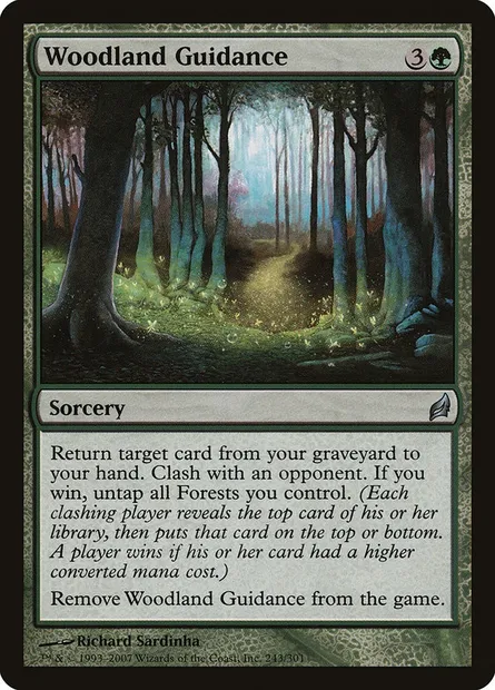 Woodland Guidance, Magic card LRW 243 — Lorwyn set