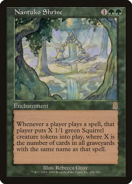 Nantuko Shrine, Magic card ODY 256 — Odyssey set