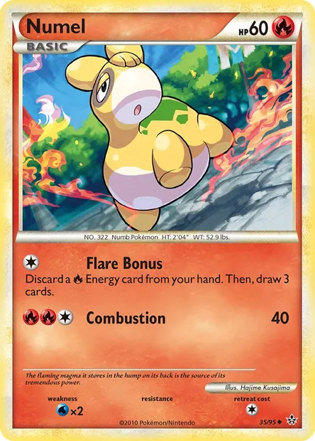 Numel, Pokémon card UL 35 — Unleashed set