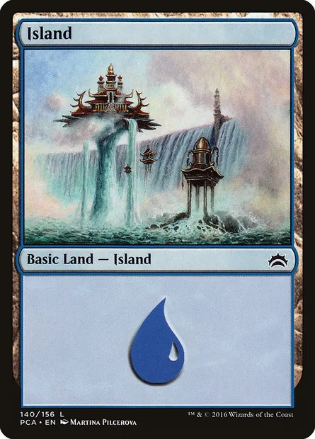 Island, Magic card PCA 140 — Planechase Anthology set