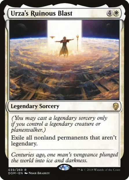 Urza's Ruinous Blast, Magic card DOM 39 — Dominaria set