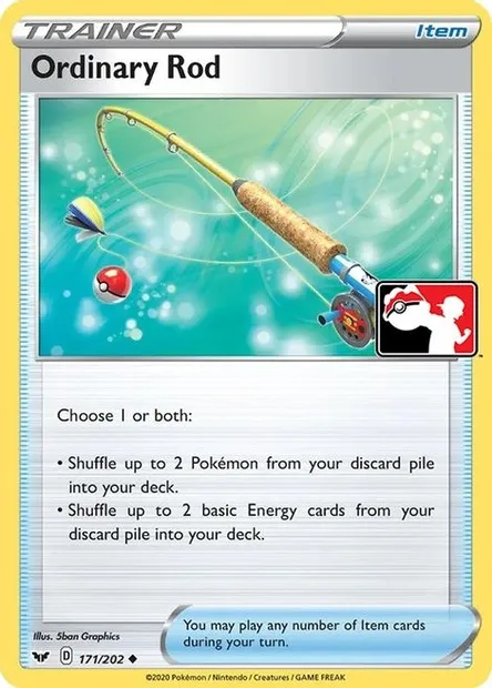 Canne Ordinaire, carte Pokémon PPS 171-2 — extension Play! Pokémon Prize Pack Series