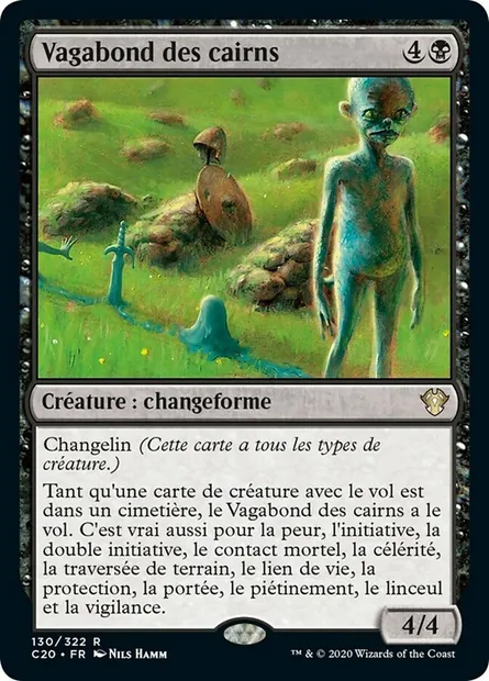 Vagabond des cairns, carte Magic C20 130 — extension Commander 2020