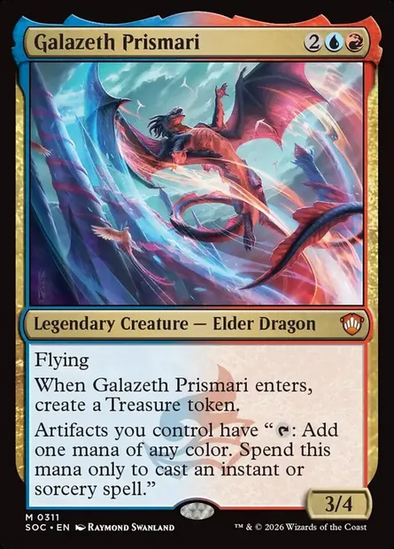 Galazeth Prismari, Magic card SOC 311 — Secrets of Strixhaven Commander set
