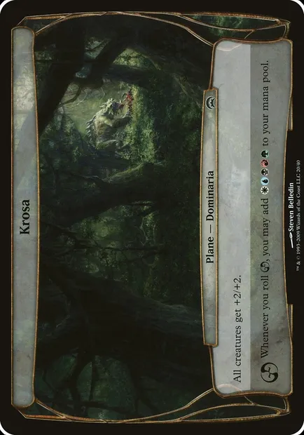 Krosia, carte Magic OHOP 20 — extension Planechase Planes