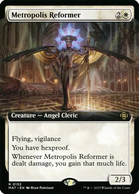 Metropolis Reformer, Magic card MAT 152 — March of the Machine: The Aftermath set