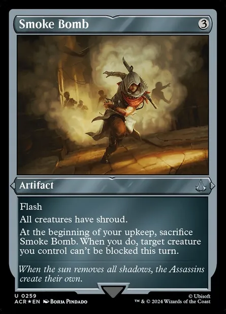 Smoke Bomb, Magic card ACR 259 — Assassin's Creed set