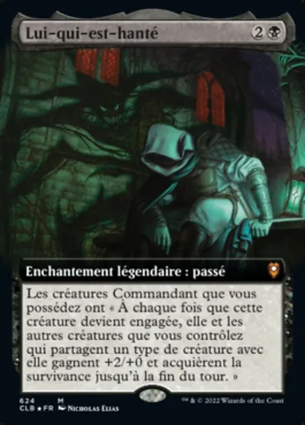 Lui-qui-est-hanté, carte Magic CLB 624 — extension Commander Légendes : la bataille de la Porte de Baldur
