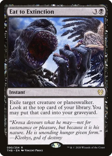 Eat to Extinction, Magic card THB 90 — Theros Beyond Death set