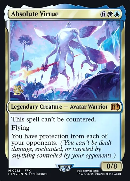 Absolute Virtue, Magic card PFIN 212s — Final Fantasy Promos set