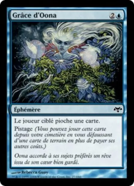 Grâce d'Oona, carte Magic EVE 27 — extension Coucheciel