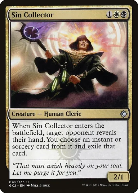 Sin Collector, Magic card GK2 45 — RNA Guild Kit set