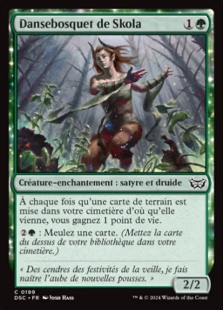 Dansebosquet de Skola, carte Magic DSC 199 — extension Duskmourn: House of Horror Commander