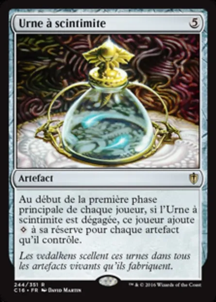 Urne à scintimite, carte Magic C16 244 — extension Commander 2016
