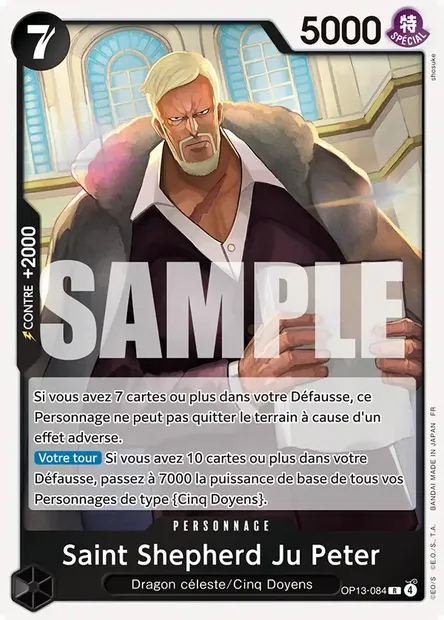 Saint Shepherd Ju Peter, carte One Piece OP13-084 — extension SUCCESSEURS