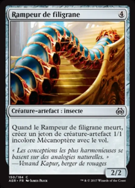 Rampeur de filigrane, carte Magic AER 150 — extension La révolte éthérique