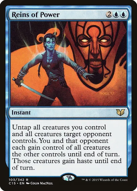 Reins of Power, Magic card C15 103 — Commander 2015 set