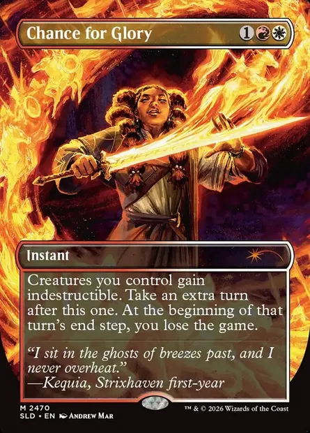 Chance for Glory, Magic card SLD 2470 — Secret Lair Drop set