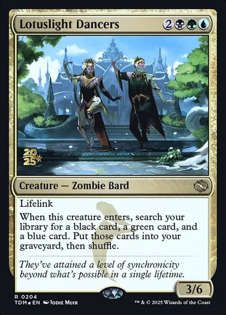 Lotuslight Dancers, Magic card PTDM 204s — Tarkir: Dragonstorm Promos set