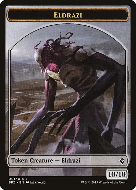 Eldrazi, Magic card TBFZ 1 — Battle for Zendikar Tokens set