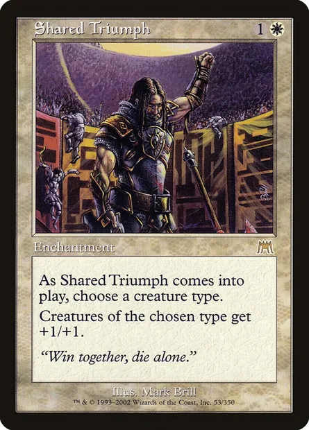 Triomphe partagé, carte Magic ONS 53 — extension Carnage