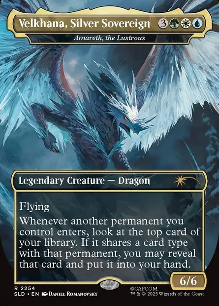Amareth, la Lustrée, carte Magic SLD 2254 — extension Secret Lair Drop