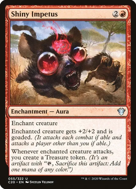 Shiny Impetus, Magic card C20 55 — Commander 2020 set