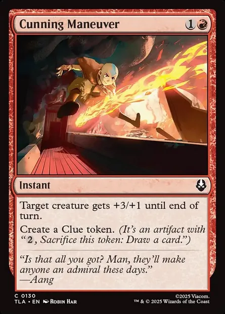 Cunning Maneuver, Magic card TLA 130 — Avatar: The Last Airbender set