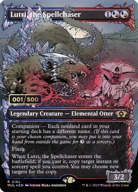 Lutri, the Spellchaser, Magic card MUL 182z — Multiverse Legends set