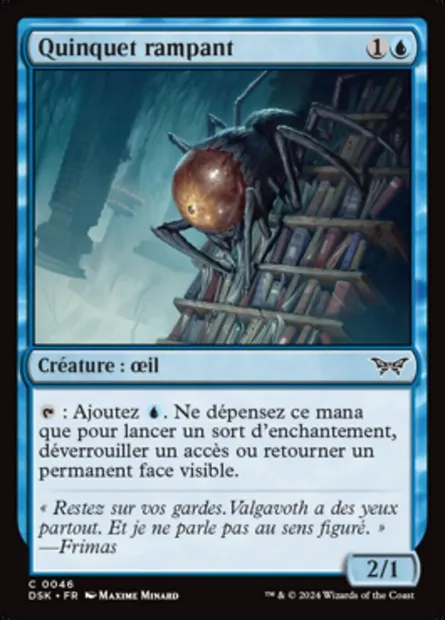 Quinquet rampant, carte Magic DSK 46 — extension Duskmourn: House of Horror