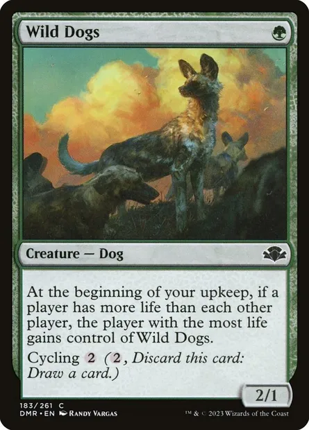 Wild Dogs, Magic card DMR 183 — Dominaria Remastered set