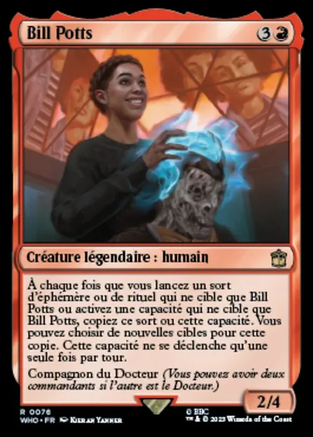 Bill Potts, carte Magic WHO 76 — extension Doctor Who