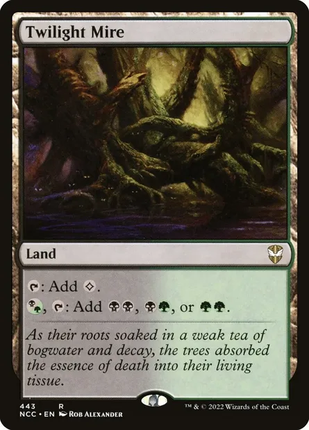 Twilight Mire, Magic card NCC 443 — New Capenna Commander set