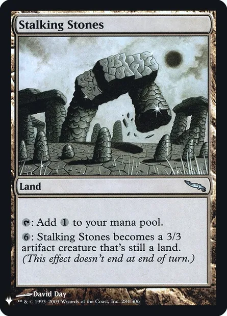 Stalking Stones, Magic card PLST MRD-284 — The List set