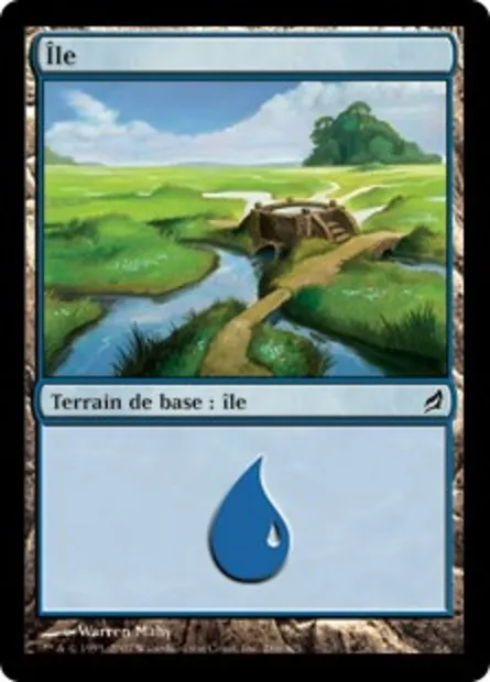 Île, carte Magic LRW 286 — extension Lorwyn