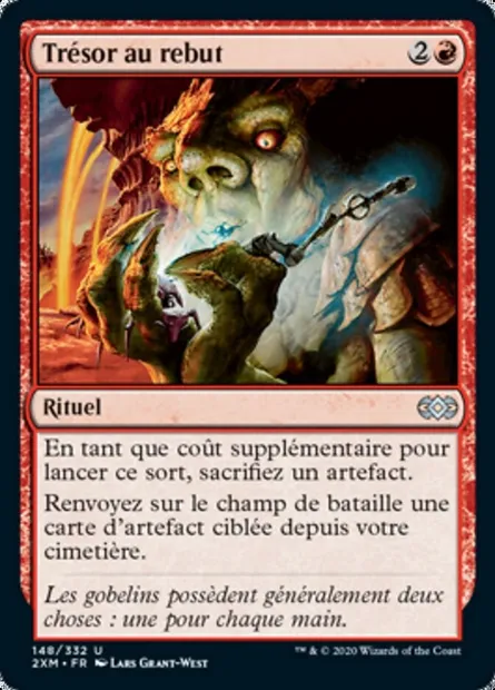 Trésor au rebut, carte Magic 2XM 148 — extension Double Masters